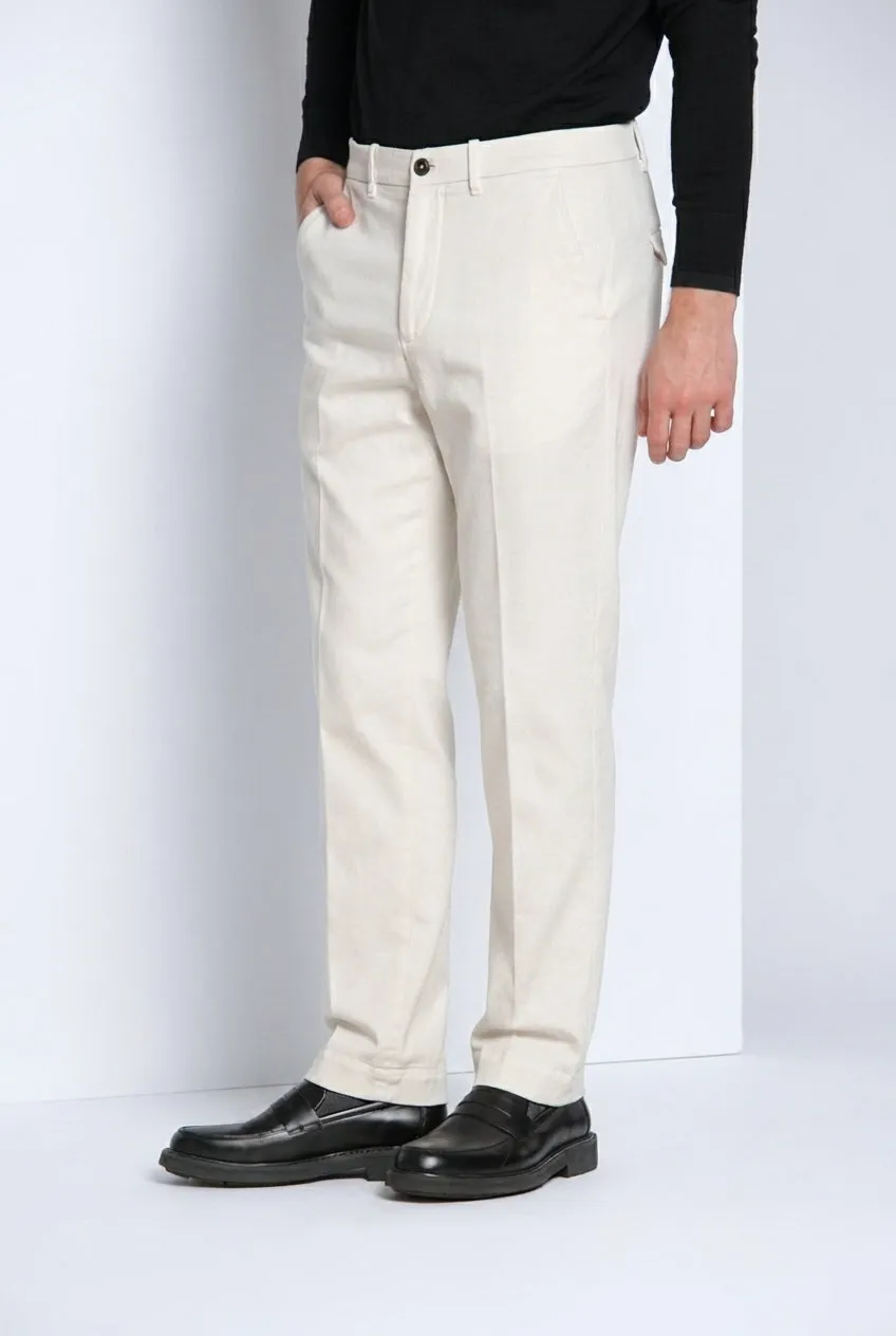 Mason's Chinos chino bukser hvide relaxed fit bomuld