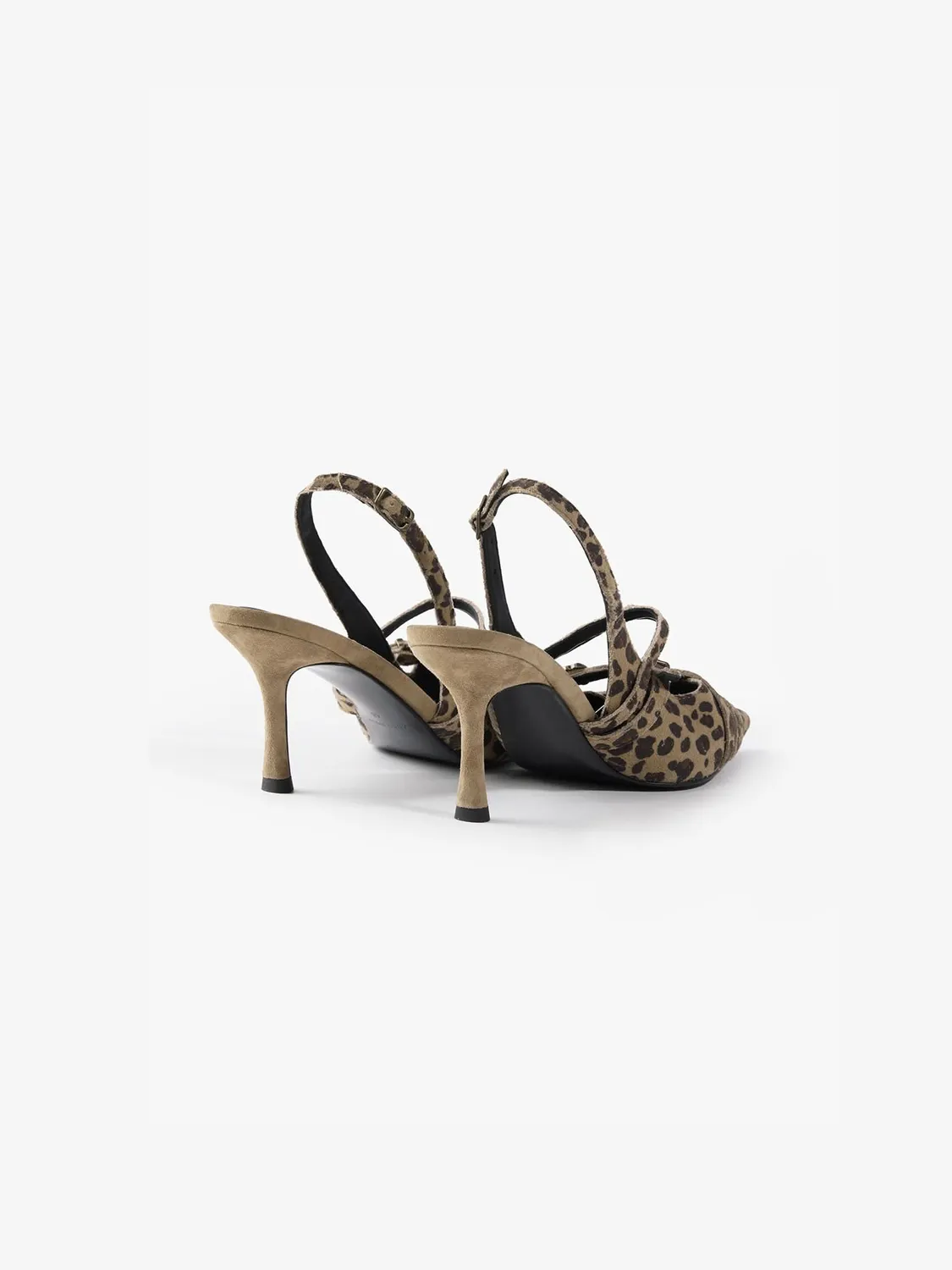 Miss Sixty Buckle stiletter leopard dirty camel