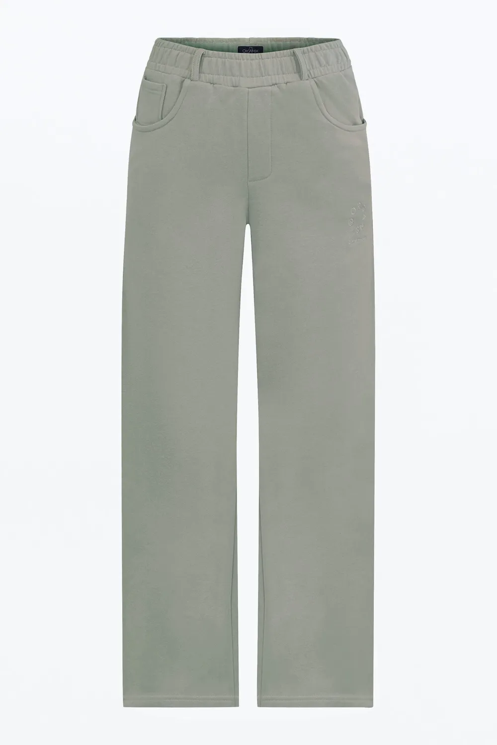 Organsk Studio Trouser bukser mørkegrå stretch relaxed fit