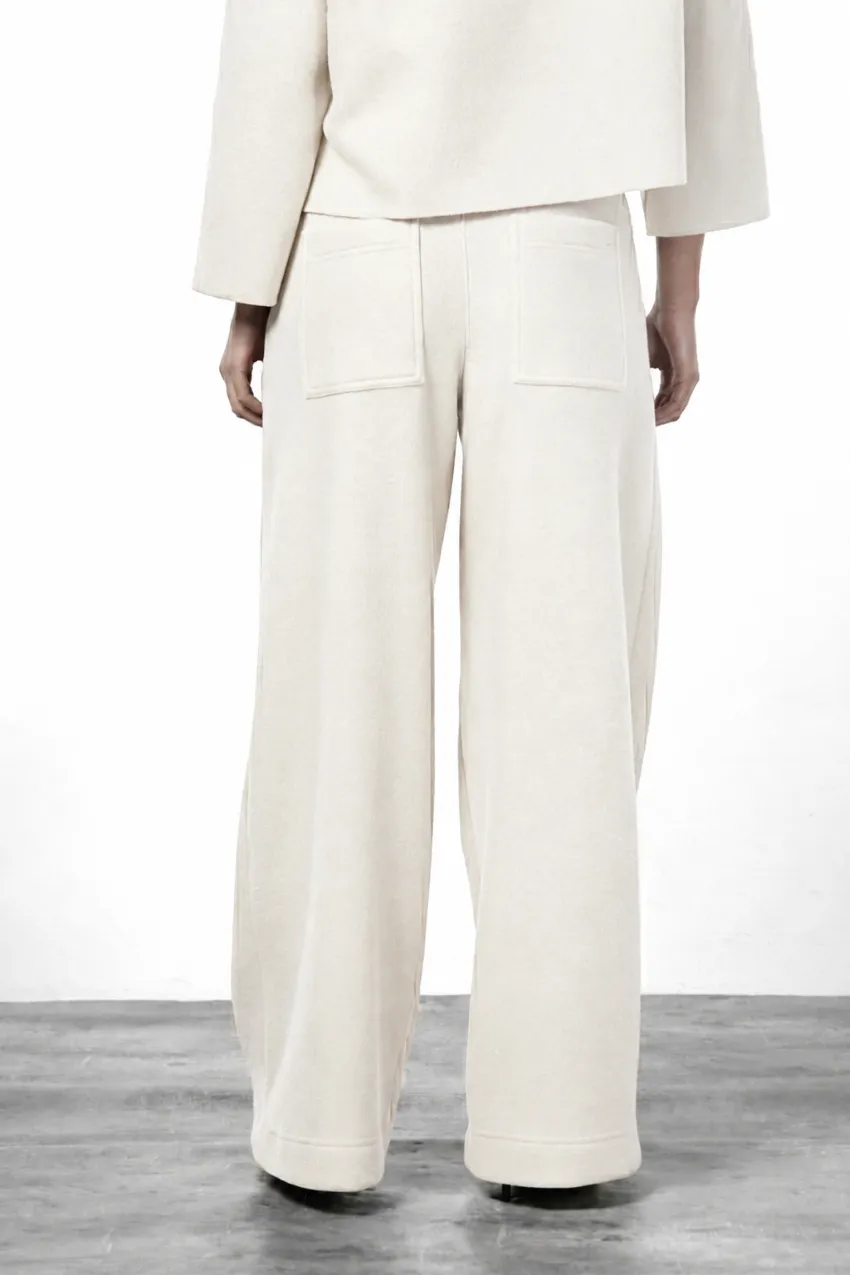 Mason's New York Wide chinobukser creme uld