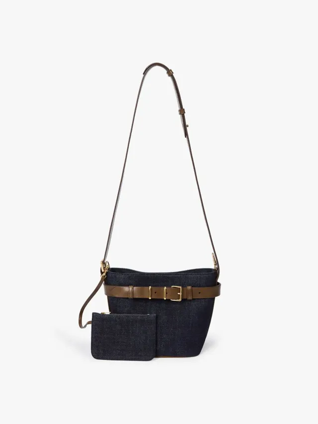 Miss Sixty Denim bucket bag blå justerbar rem