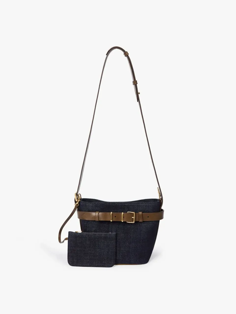 Miss Sixty Denim bucket bag blå justerbar rem