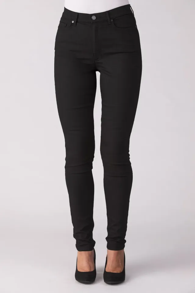 Merrytime Emma Super Slim bukser sort twill med stræk