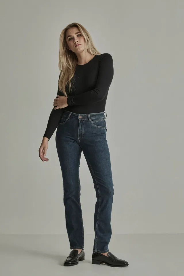 Para Mi Angie jeans old blue slim høj talje