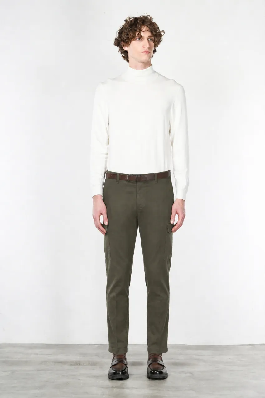 Mason's Chile cargobukser mørkegrøn regular fit stretch