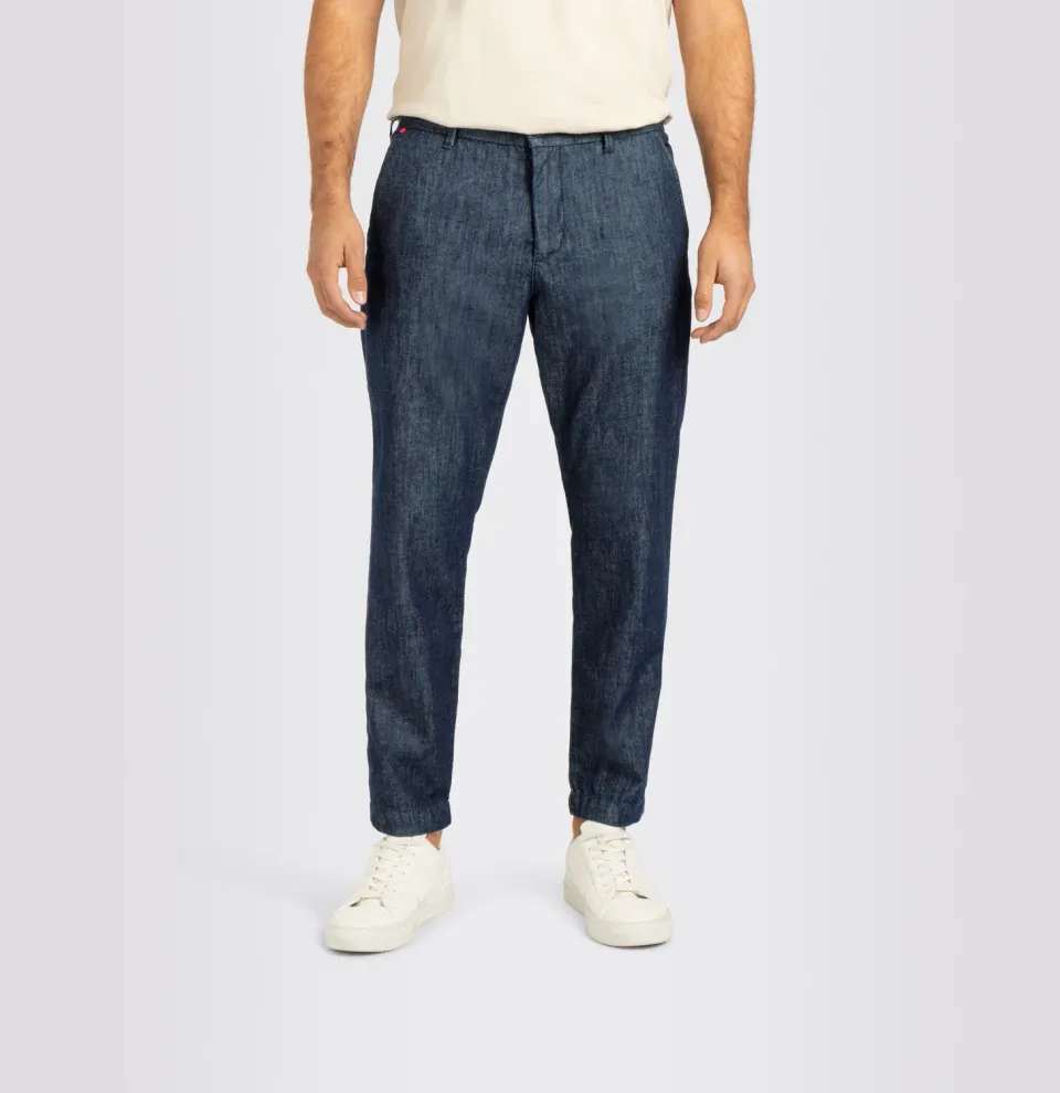 MAC Dean tapered jeans mørkeblå stretch
