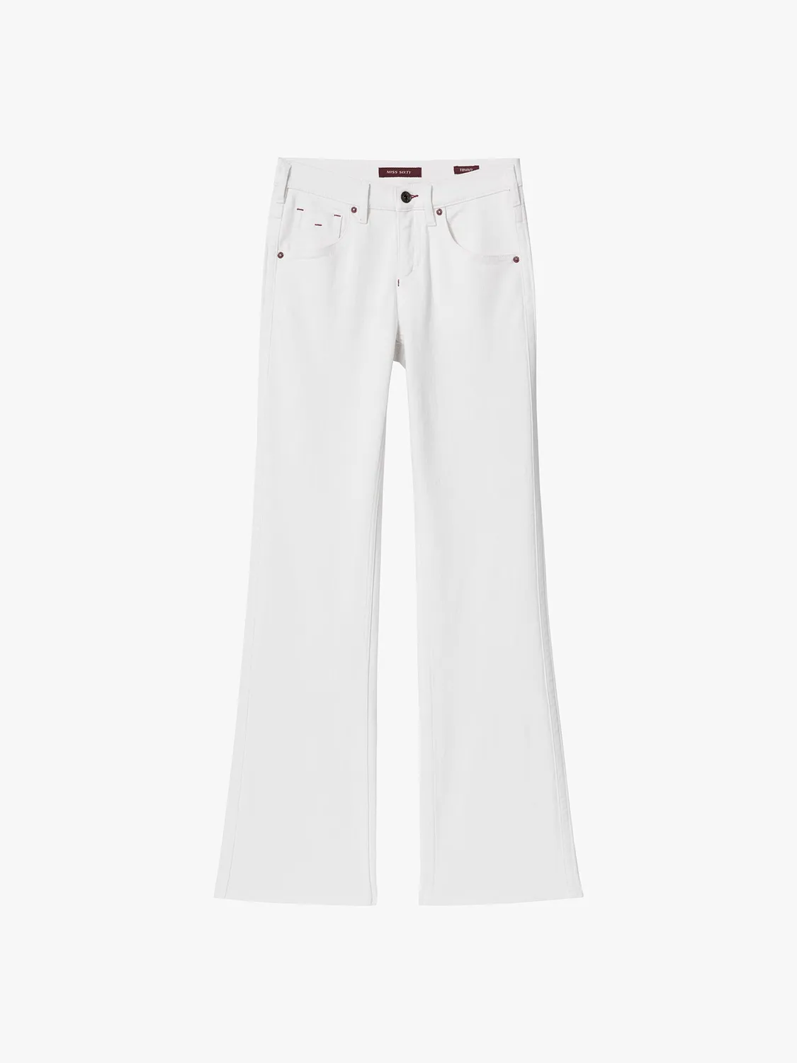Miss Sixty Tommy flare jeans hvid cashmere