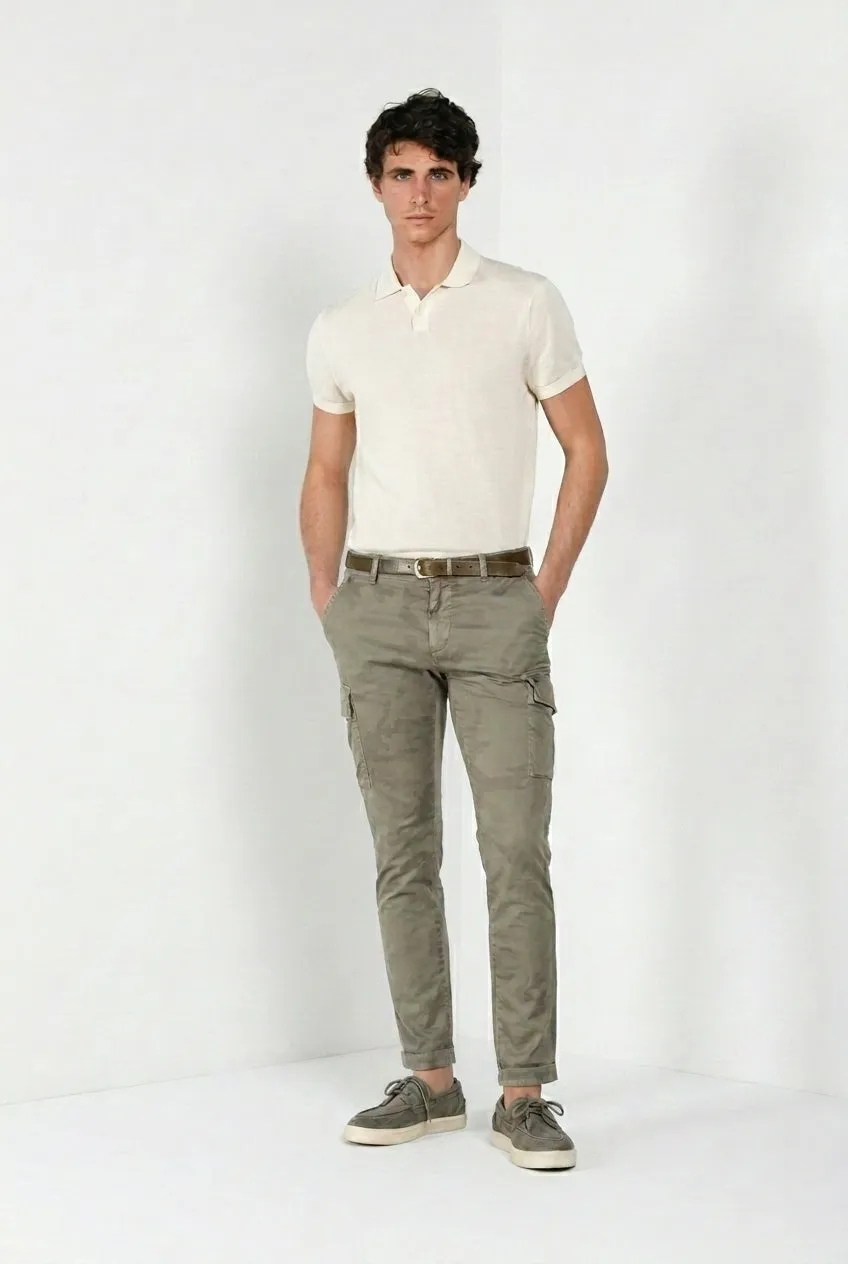 Mason's Chile cargo bukser salvie camouflage extra slim