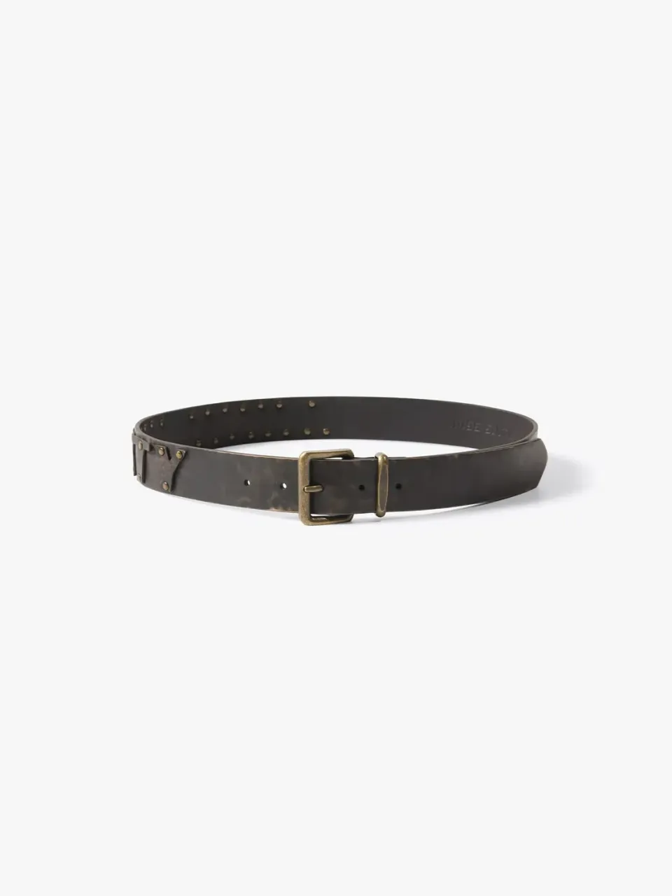 Miss Sixty Multi-Stud læderbælte mørkebrun