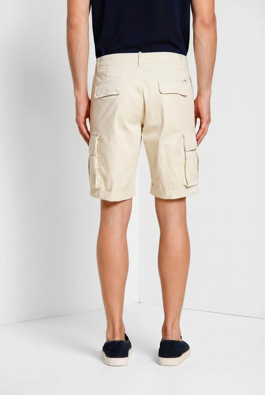 Mason's Chile bermudashorts slim lysebeige stretch