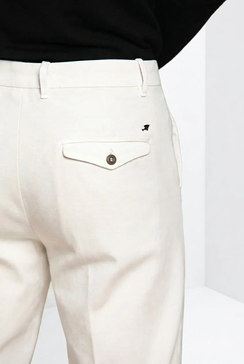 Mason's Chinos chino bukser hvide relaxed fit bomuld