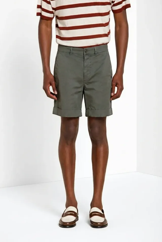 Mason's Boston bermudashorts herre militærgrøn relaxed