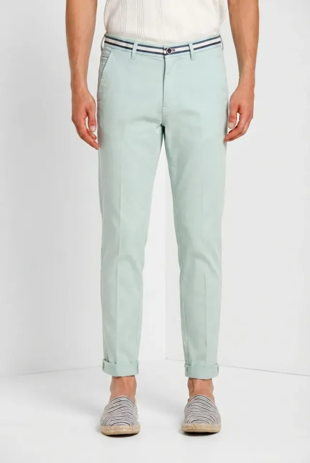 Mason's Torino Summer chino lyseblå slim fit