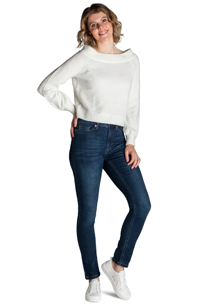 Merrytime Stella Super Slim jeans blue denim stram pasform