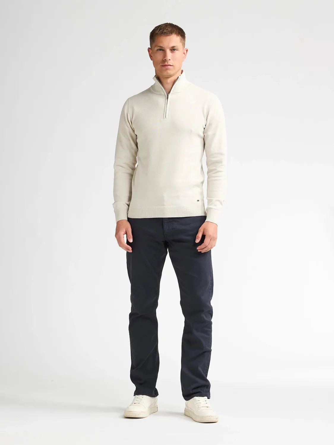 Petrol Industries Wheel half-zip striktrøje bomuldsblanding