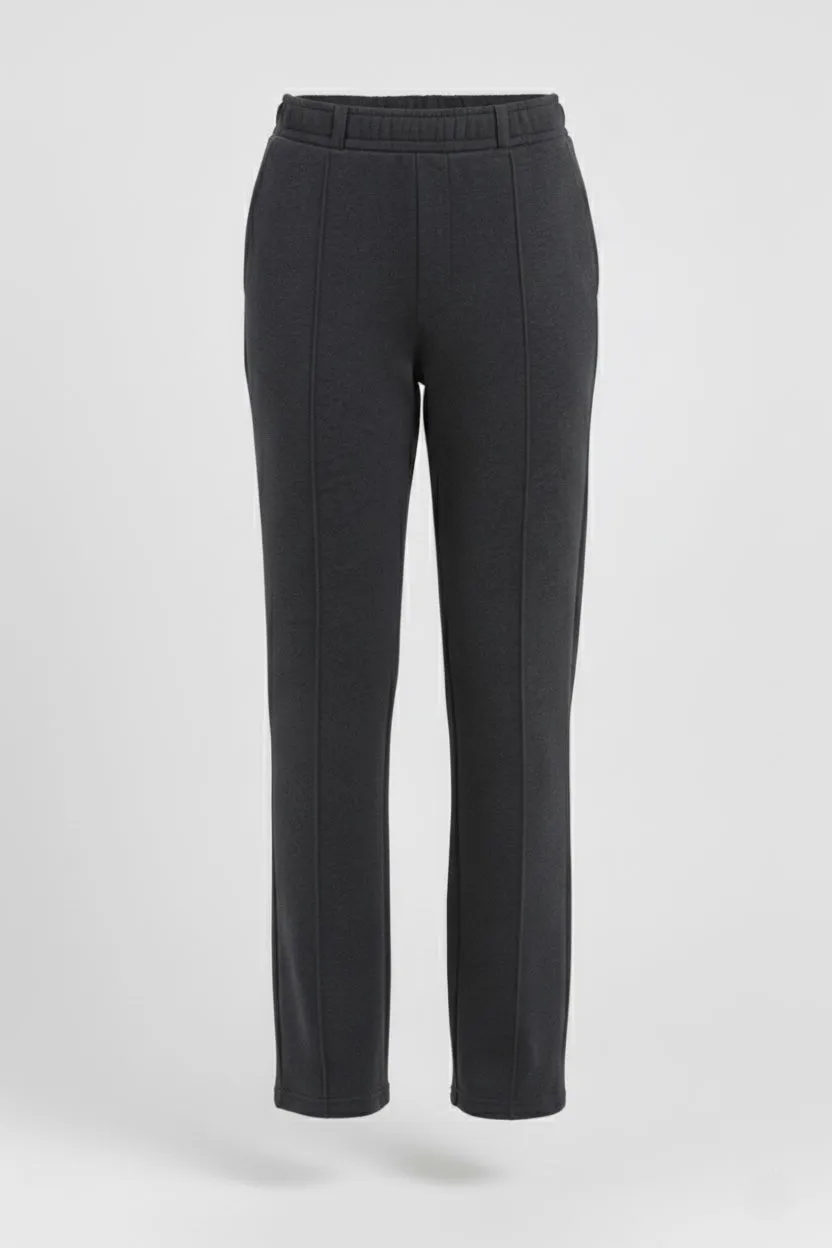 Organsk Studio The Tailored Jersey Trouser bukser grå stretch