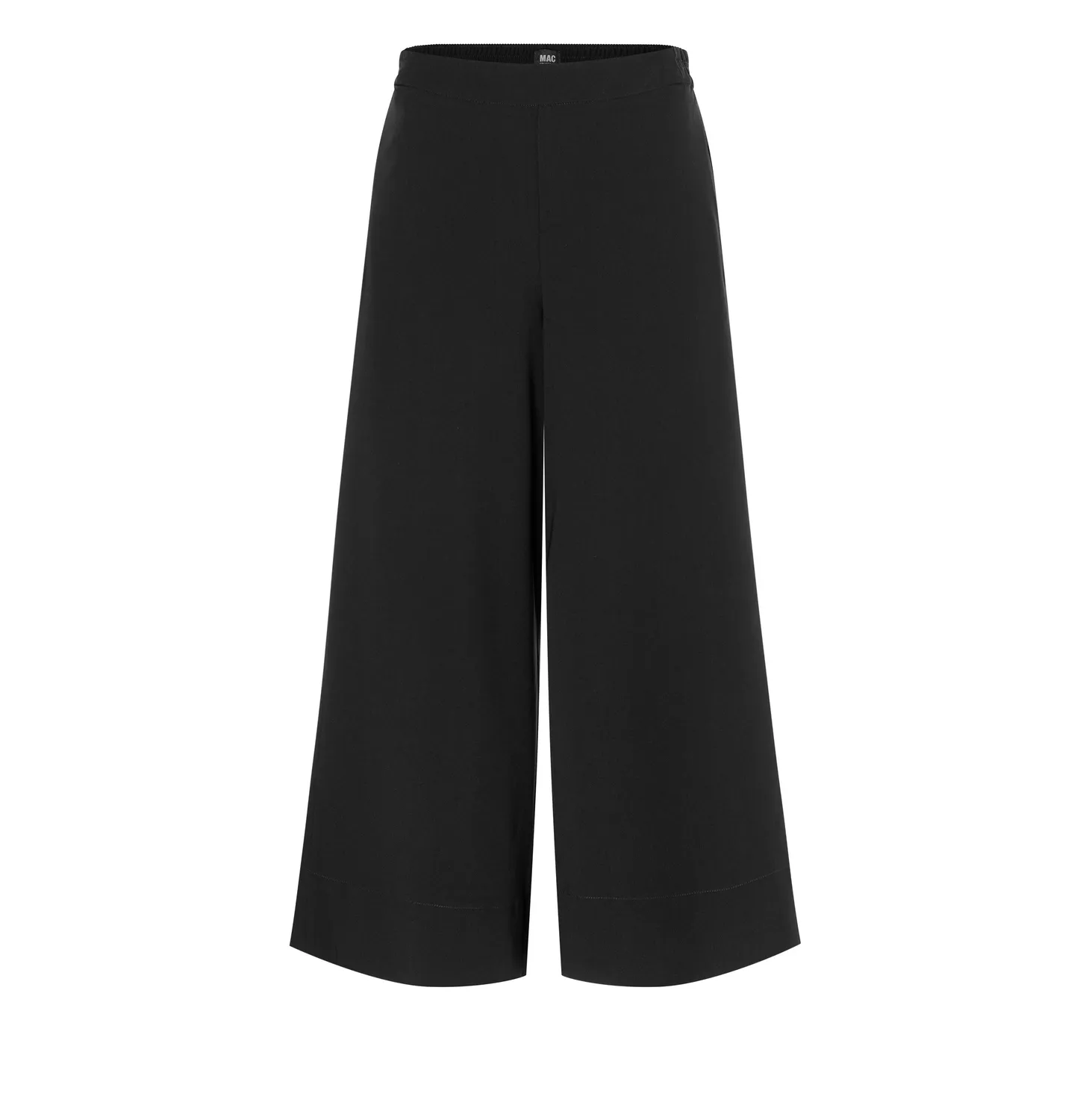 MAC Coralie cropped stofbukser sort wide fit