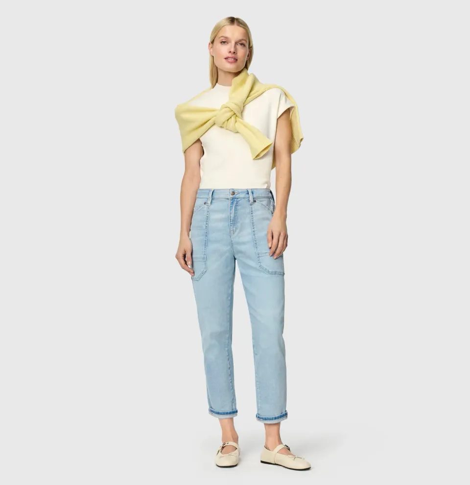 MAC Iowa Baggy jeans lyseblå cropped relaxed