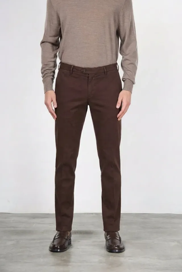 Mason's New York chino bukser vinrød regular stretch