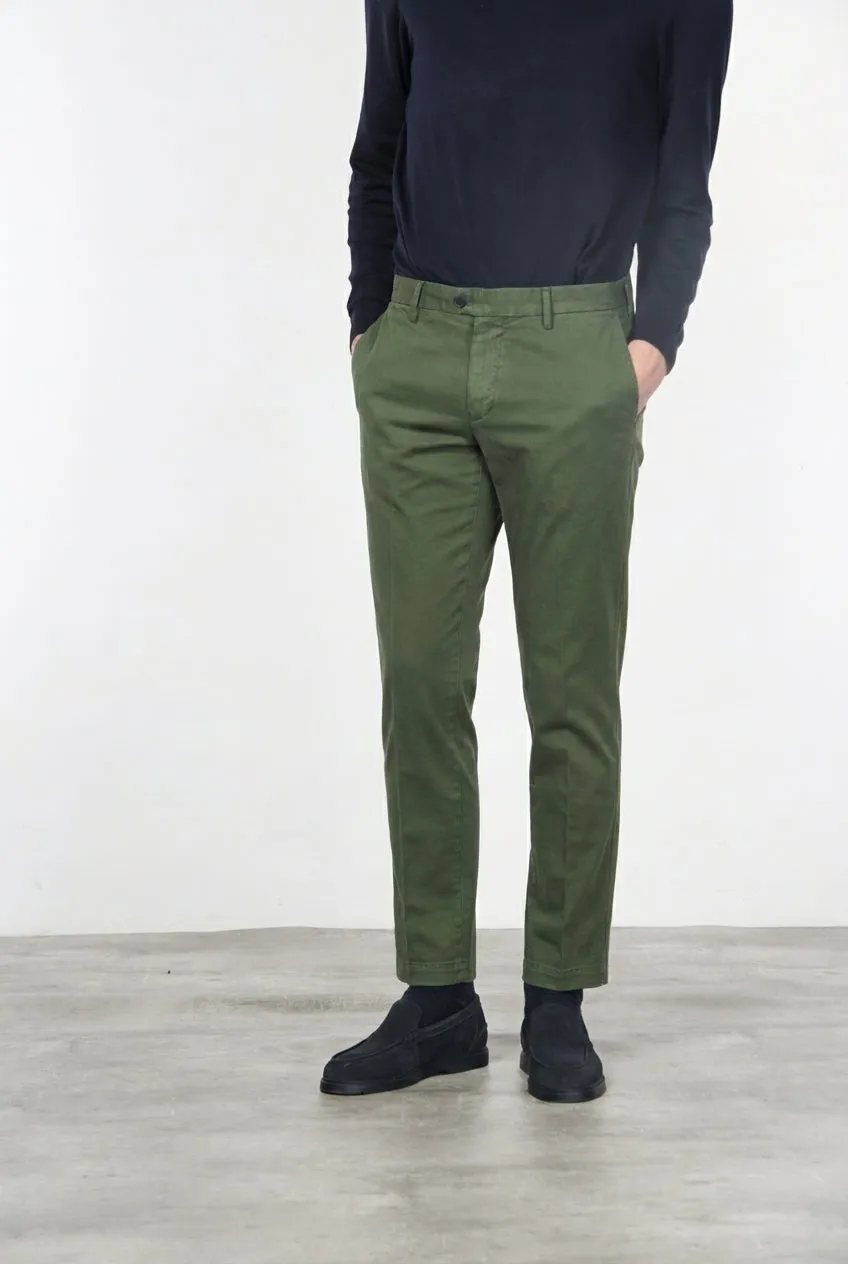 Mason's New York chino bukser skovgrøn uld regular