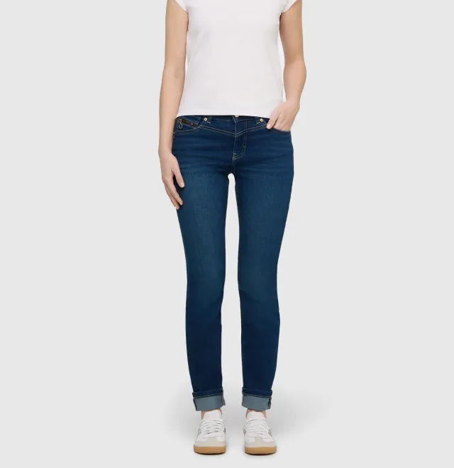 MAC Rich Slim 5904-90-0389L slim jeans mørkeblå modal