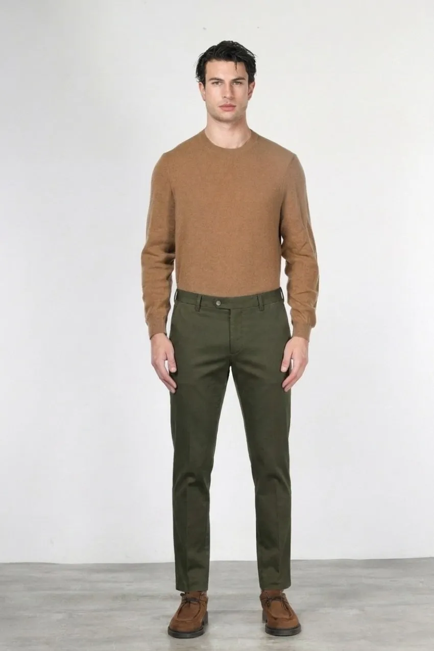 Mason's Torino Flex chino bukser skovgrøn slim fit