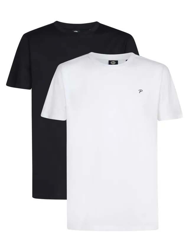 Petrol Industries Shift T-shirt 2-pak hvid sort