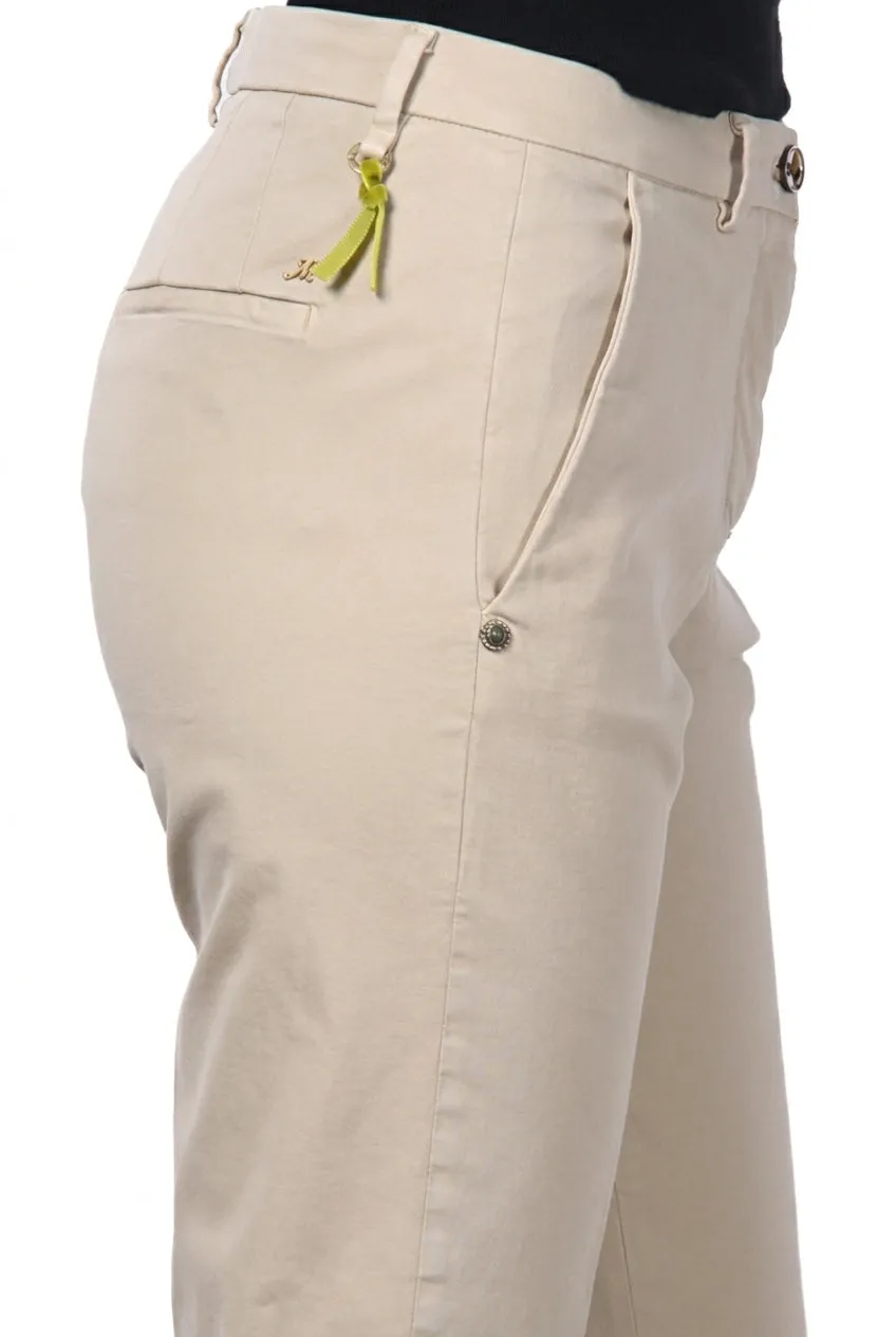 Mason's New York Carrot chinos mælkehvid bomuld