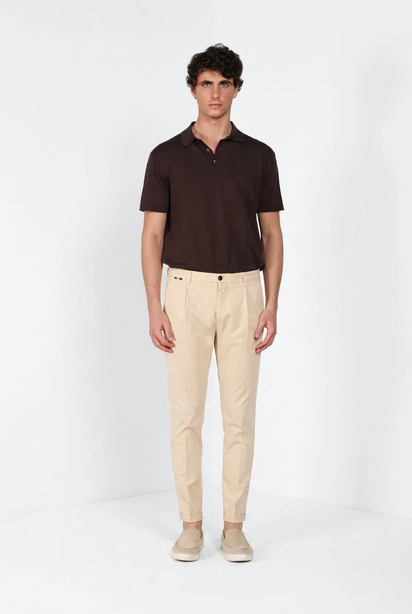 Mason's Osaka 1 Pinces chinobukser lysebeige carrot