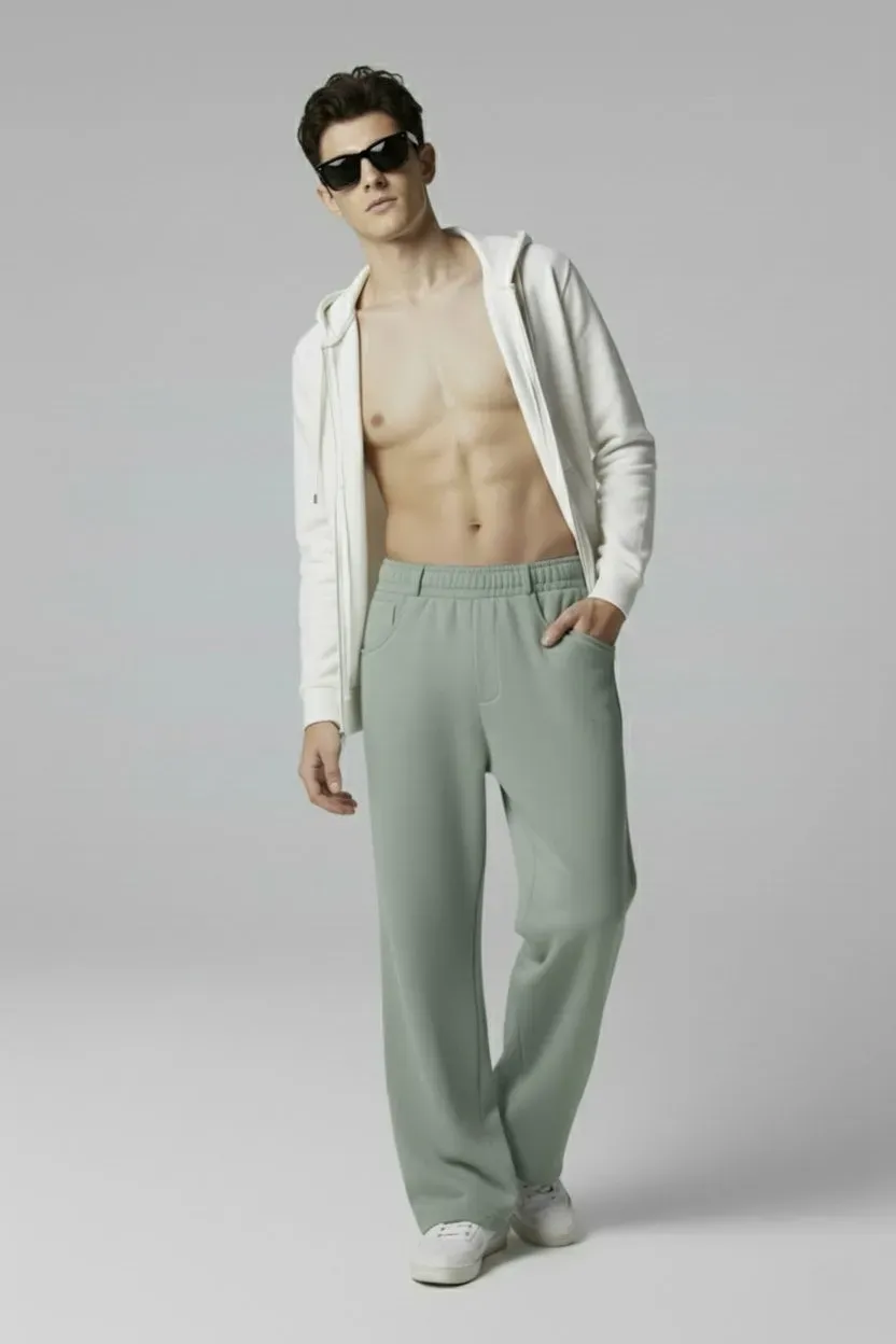 Organsk Studio Trouser bukser mørkegrå stretch relaxed fit