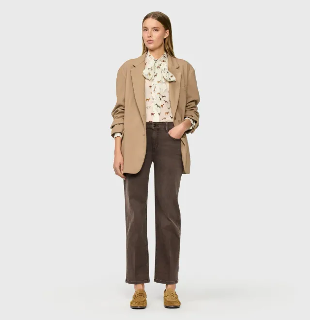 MAC Laura jeans brun flare fit comfort stretch