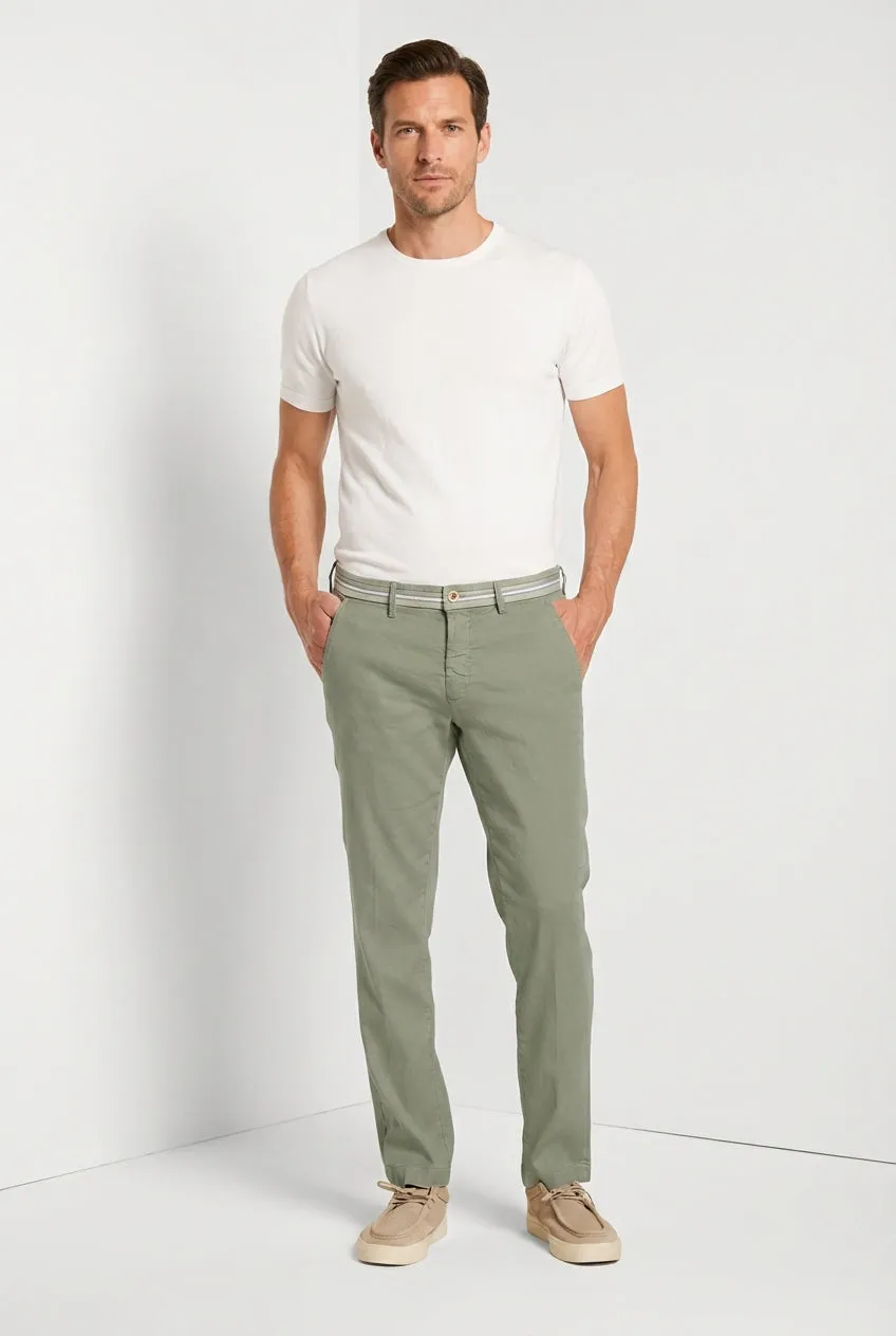 Mason's Torino Oxford herre chino slim lyseblå