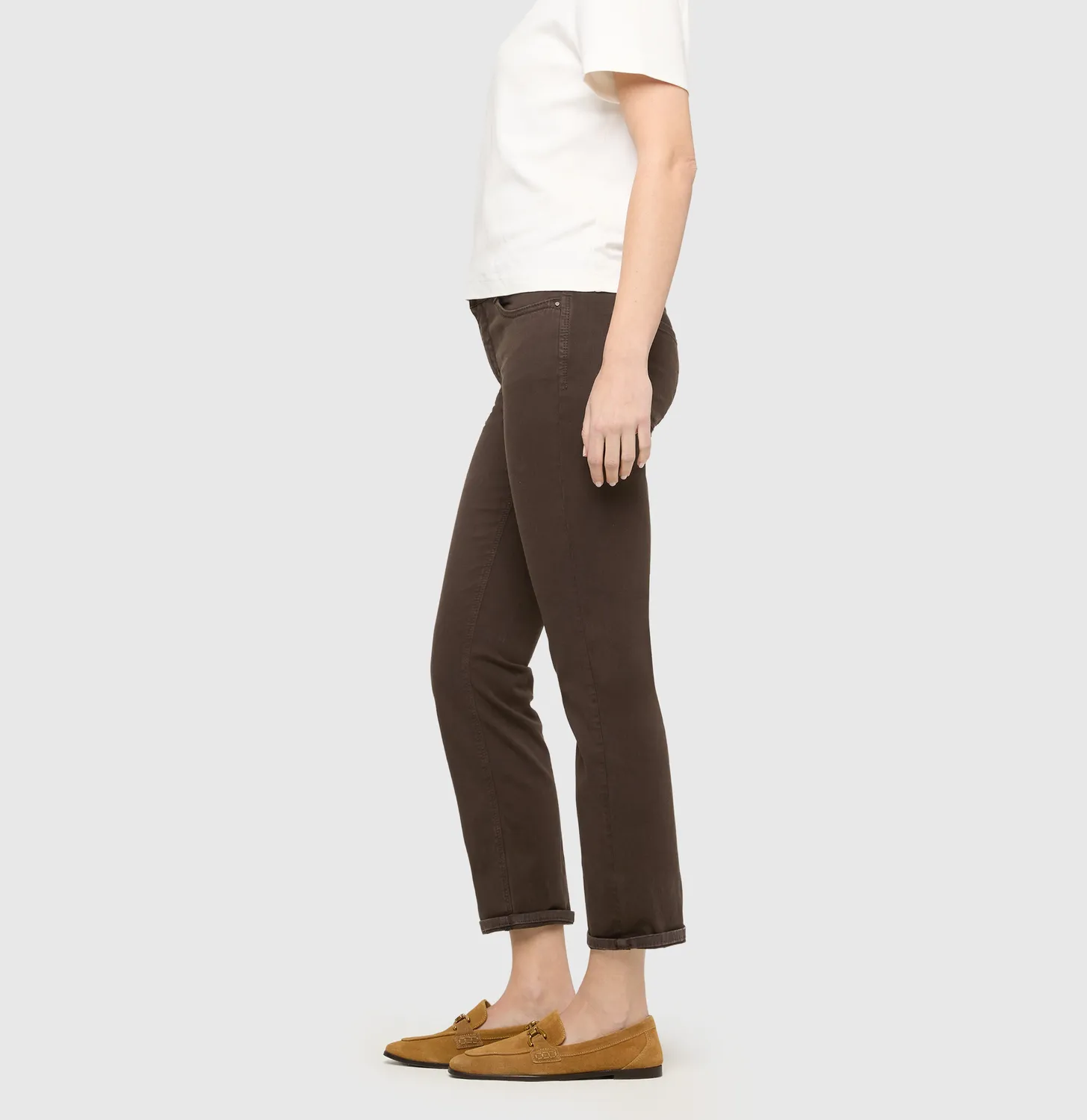 MAC Dream 5403 cropped jeans brun hyperstretch