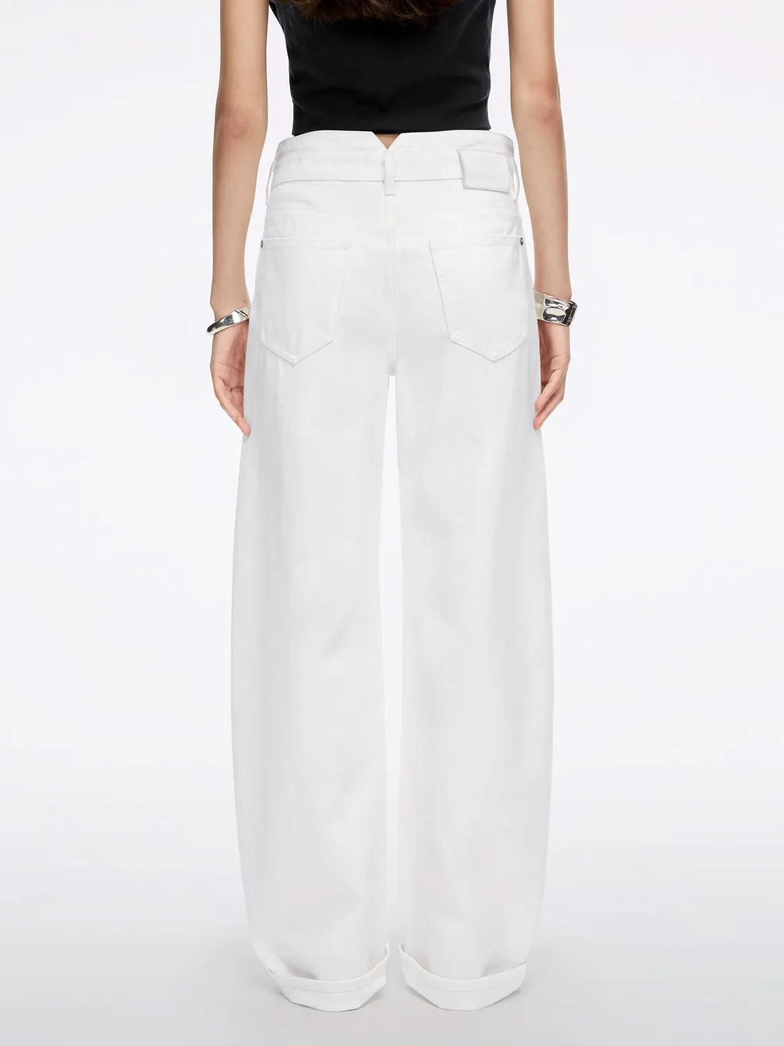 Miss Sixty Alice barrel jeans hvid løs hverdagsfacon