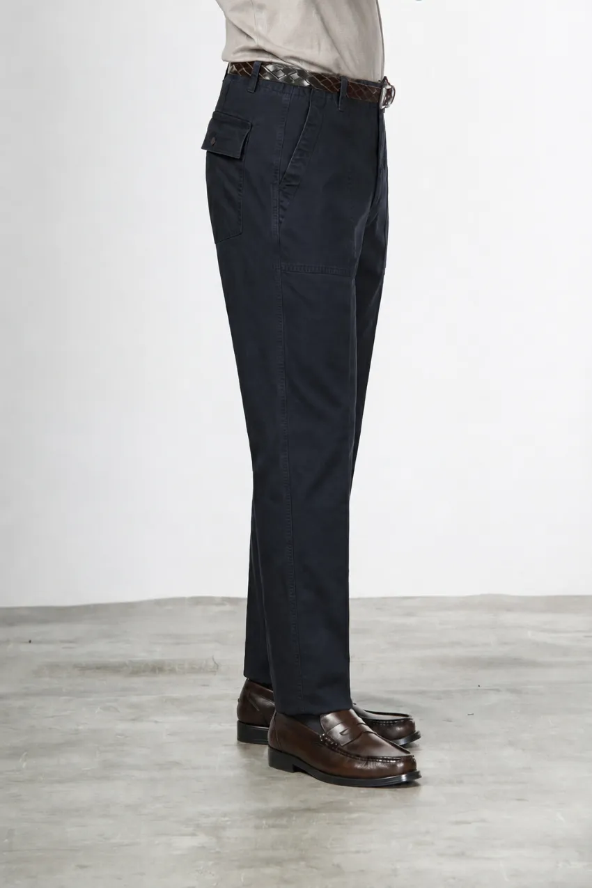 Mason's Prescott chinobukser navy gabardine relaxed