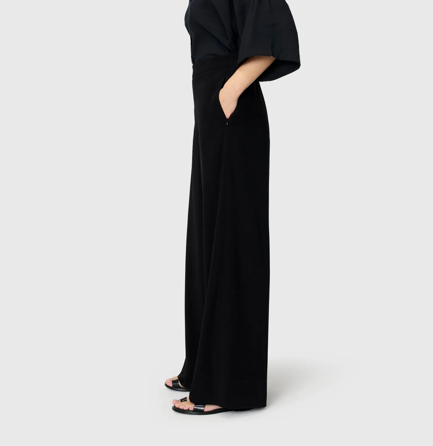 MAC Coralie 3421-00-0231L bukser sort wide fit