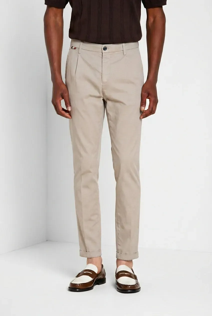Mason's Osaka 1 Pinces chinos mellemgrå stretch