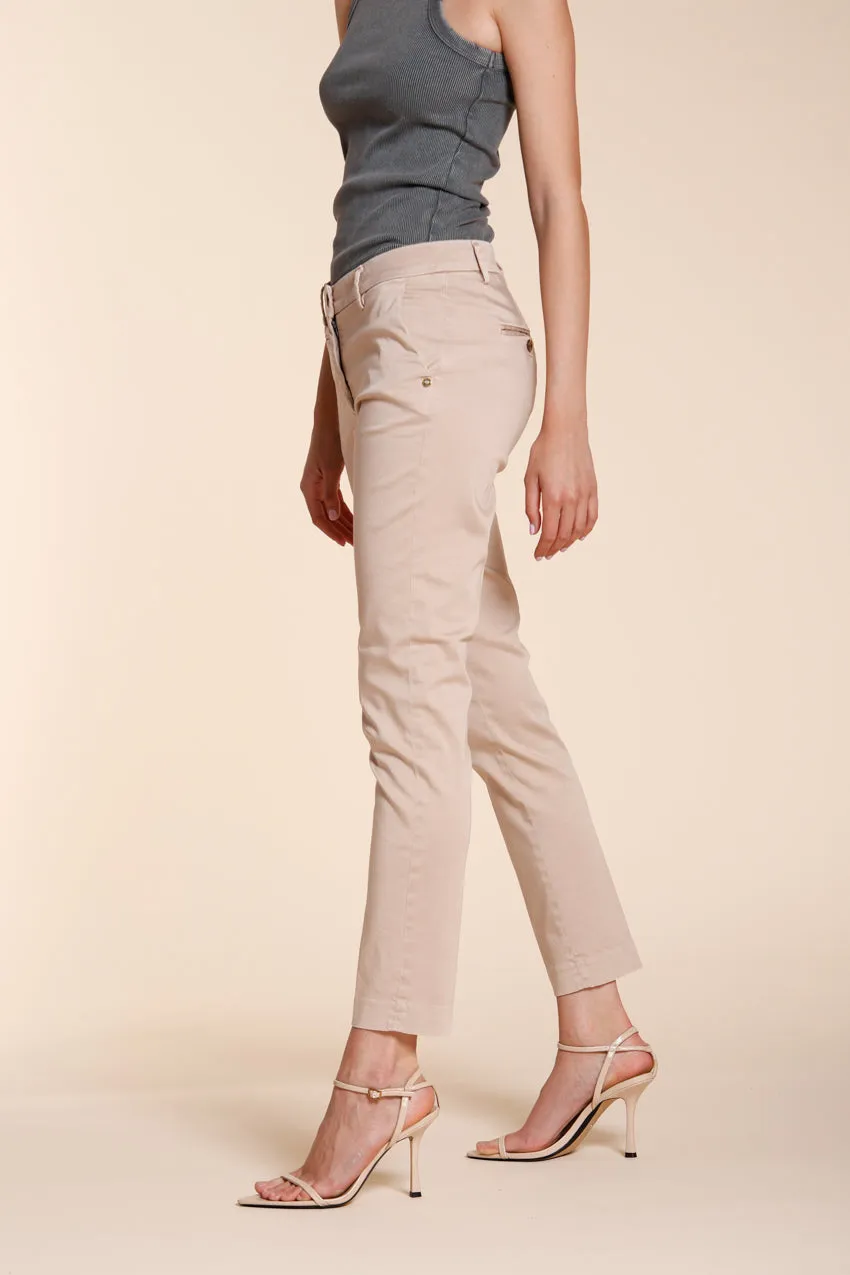 Mason's New York Slim chinos rosa stretch satin