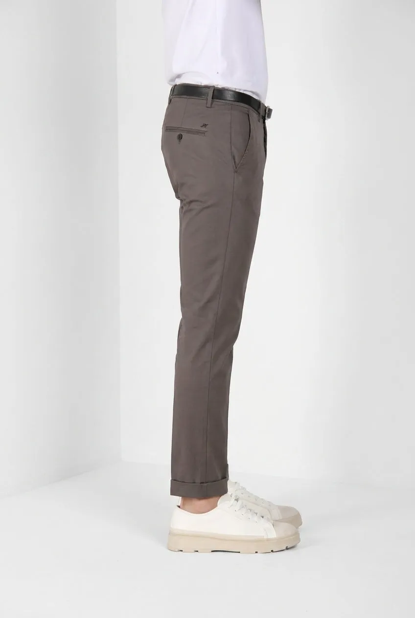 Mason's Torino Travel chino bukser grå slim stretch