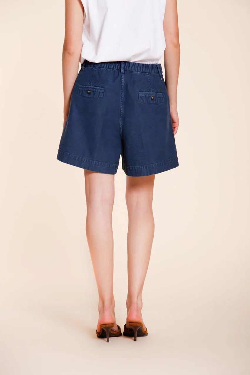 Mason's Dallas cargo shorts royalblå bomuld