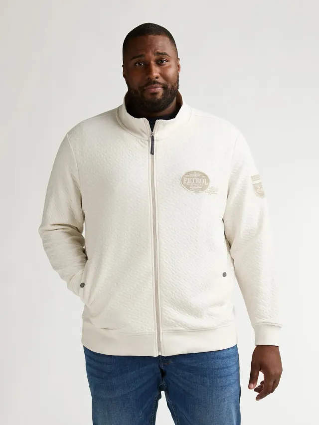 Petrol Industries Kilómetro sweatjakke herre plus size
