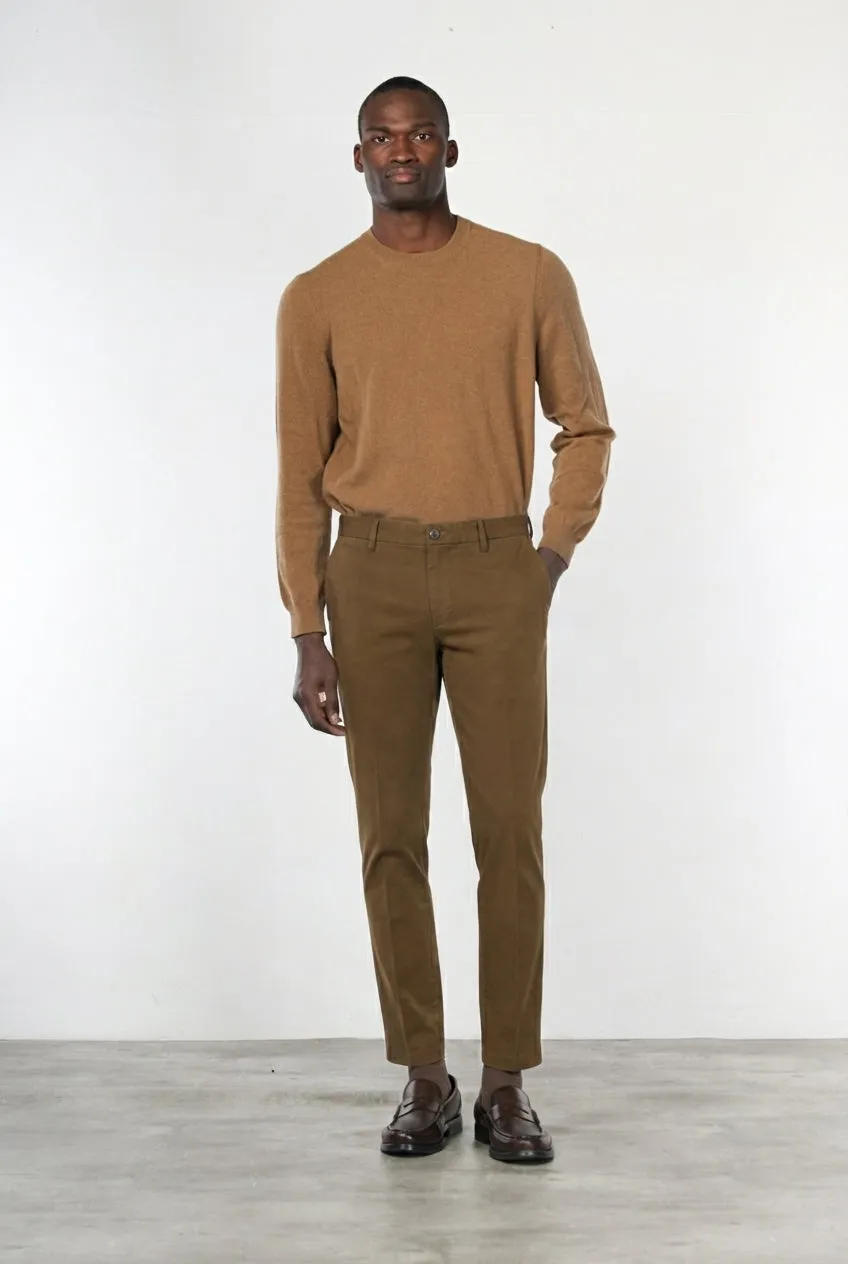 Mason's Milano chino valnød extra slim stretch