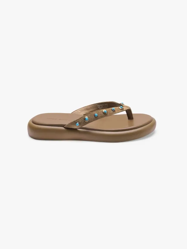 Miss Sixty sandaler brune ruskind turkis