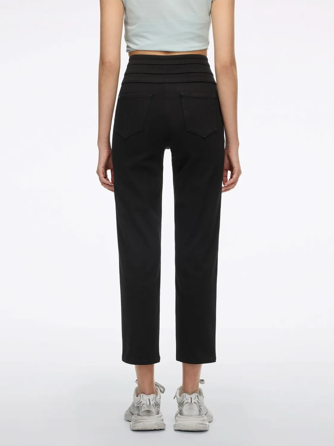 Miss Sixty Straight jeans sort høj talje stretch