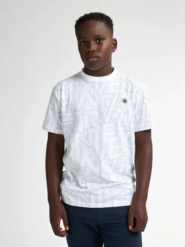 Petrol Industries Hibiscusbreeze t-shirt drenge print