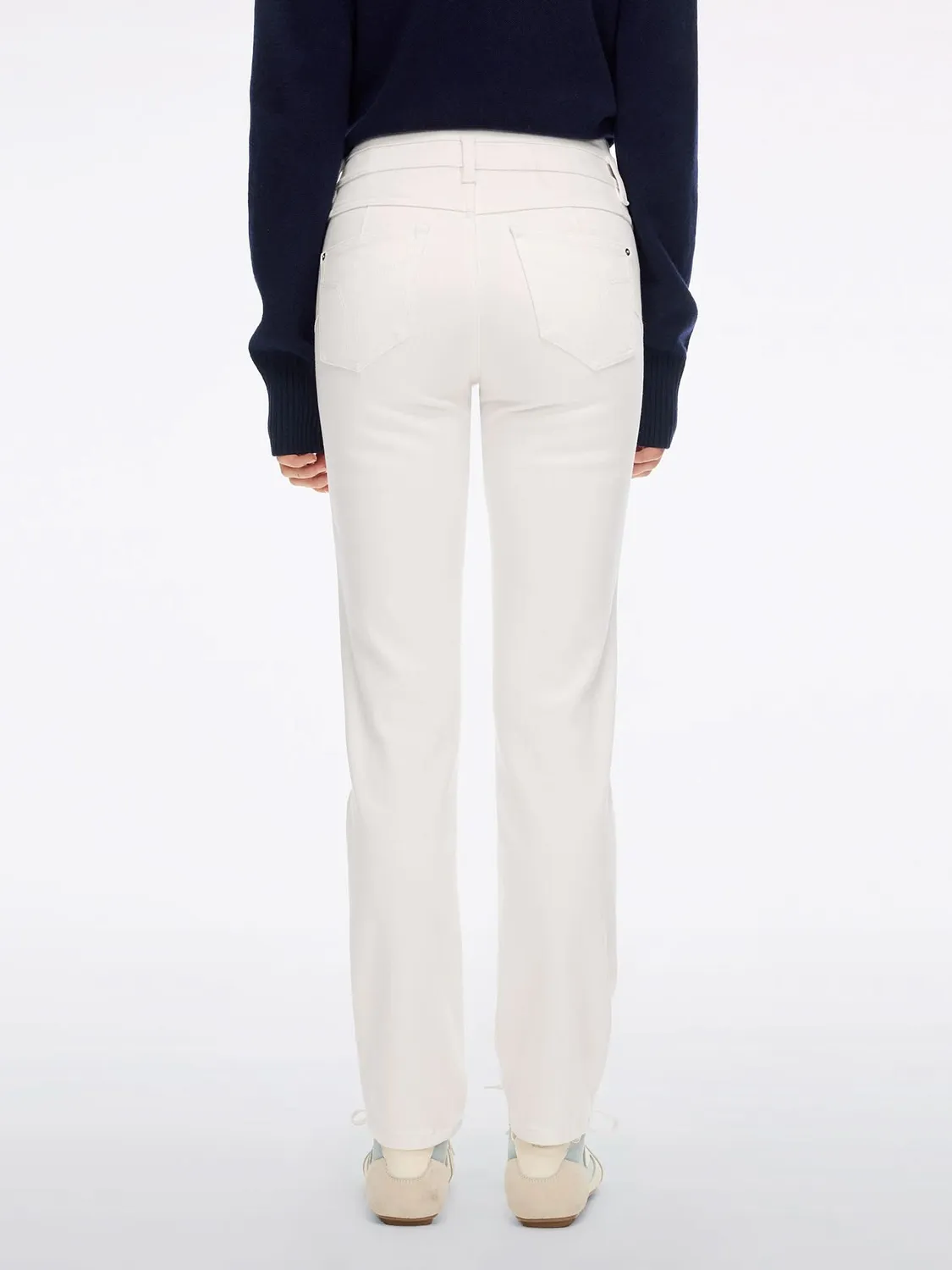 Miss Sixty Double-Button skinny jeans mørkeblå stretch