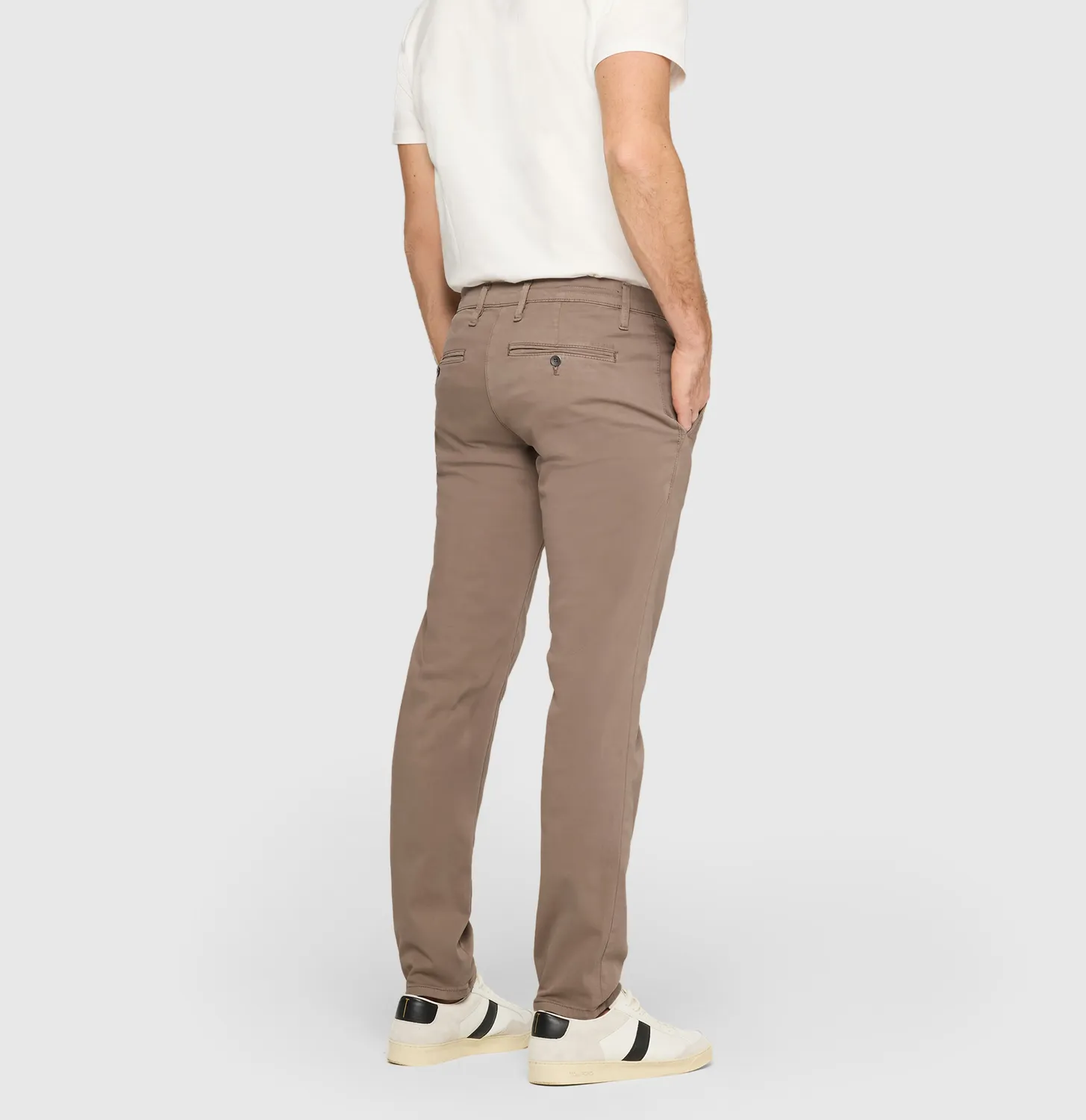 MAC Driver Pants 6351-00-1995L chino brun stretch
