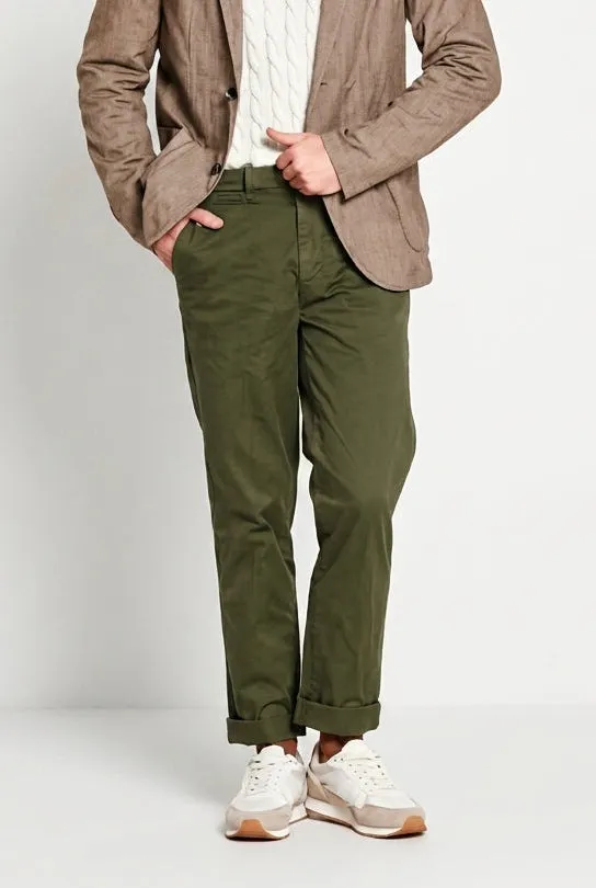Mason's Chinos chinos oliven relaxed gabardine
