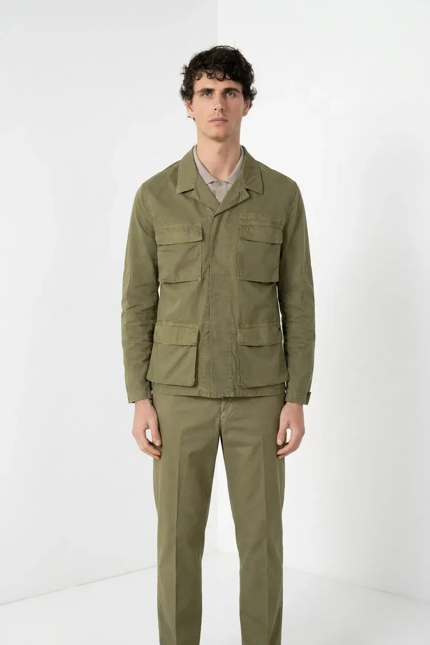 Mason's Flyshirt Delamere overshirt rosmarin