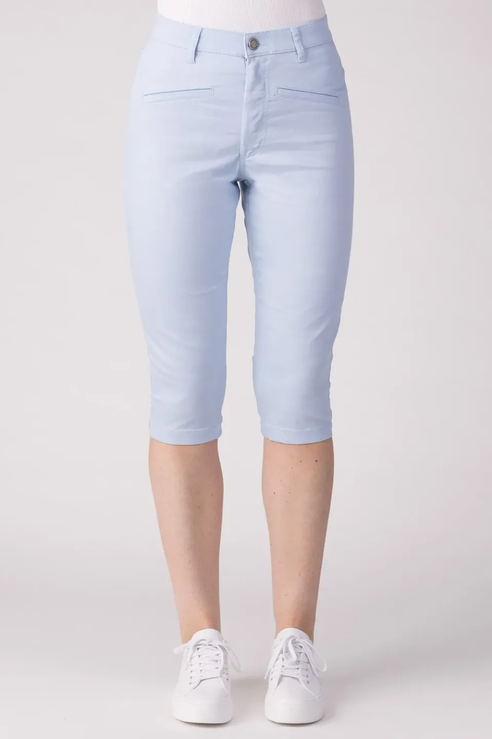 Merrytime 15635-430-21 Super Slim capri jeans lyseblå